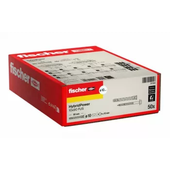 FISCHER HybridPower 10x90 Ankur 50 tk Tulekindel Võti