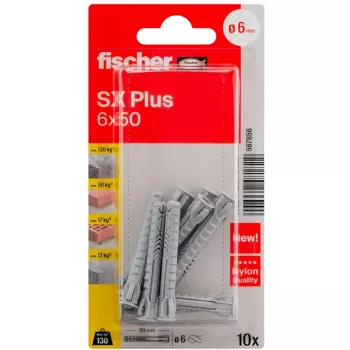 Fischer SX Plus laiendustüübel 6x50 mm (10 tk) 567856