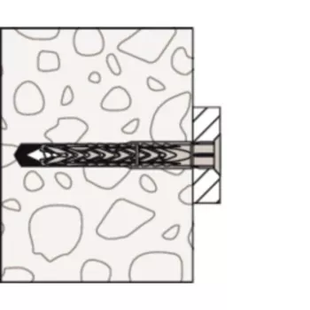 Fischer SXRL 8x100 T pika varrega raami kinnitusankur, tsingitud, 50 tk pakk 540115