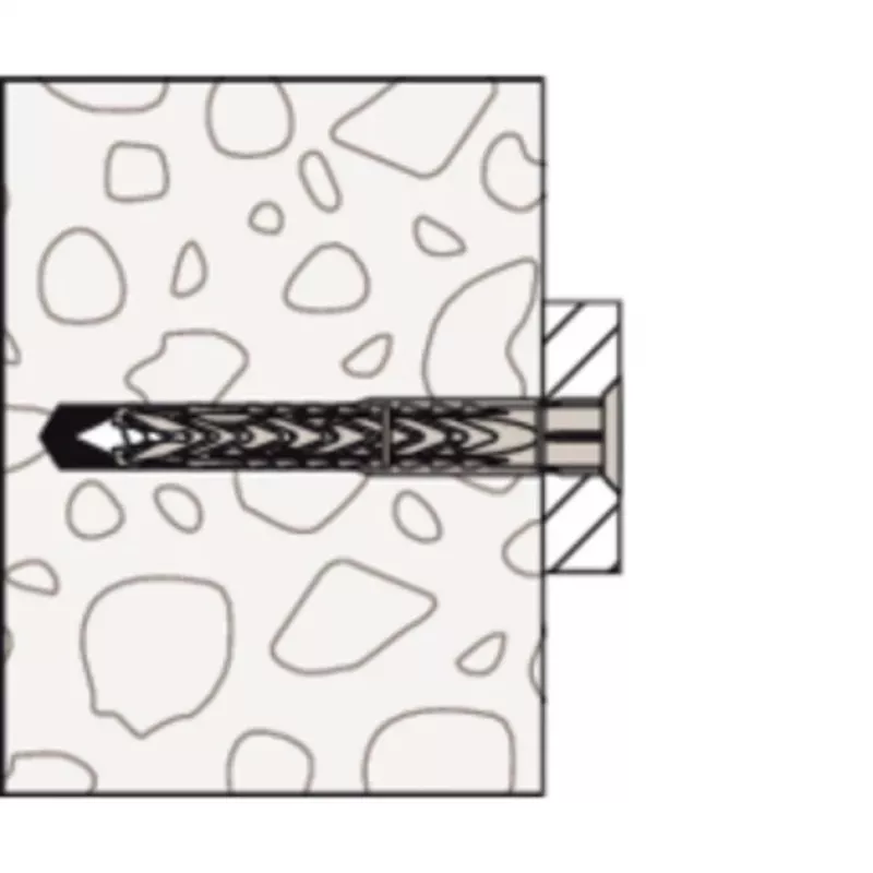 Fischer SXRL 8x100 T pika varrega raami kinnitusankur, tsingitud, 50 tk pakk 540115