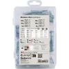 fischer universaalne kinnituskomplekt DUOPOWER 100-osaline komplekt (50 tüüblit, 50 kruvi) 558327