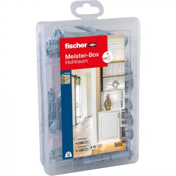 fischer universaalne kinnituskomplekt DUOPOWER 100-osaline komplekt (50 tüüblit, 50 kruvi) 558327