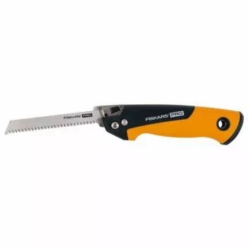 Fiskars Pro Compact kokkupandav saag, 160 mm tera, kaks tera, SoftGrip käepide, turvalukk