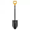Fiskars Solid+ XL Sharp-Edged Spade with Steel D-Handle, Boron Steel Blade, 1250 mm