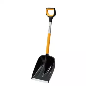 Fiskars X-seeria teleskoopne autolumelabidas (must/oranž)