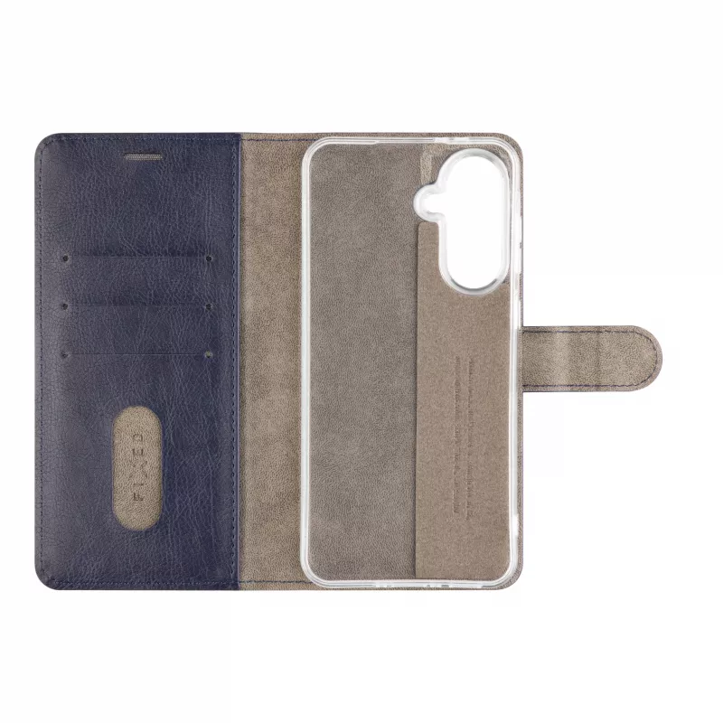 Fixed Opus Book Case Samsung Galaxy A37 5G jaoks, sünteetiline nahk, sinine
