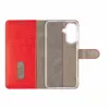 Fixed Opus Book Case Samsung Galaxy A37 5G jaoks, tehismaterjalist nahk, punane
