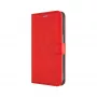 Fixed Opus Book Case Samsung Galaxy A37 5G jaoks, tehismaterjalist nahk, punane