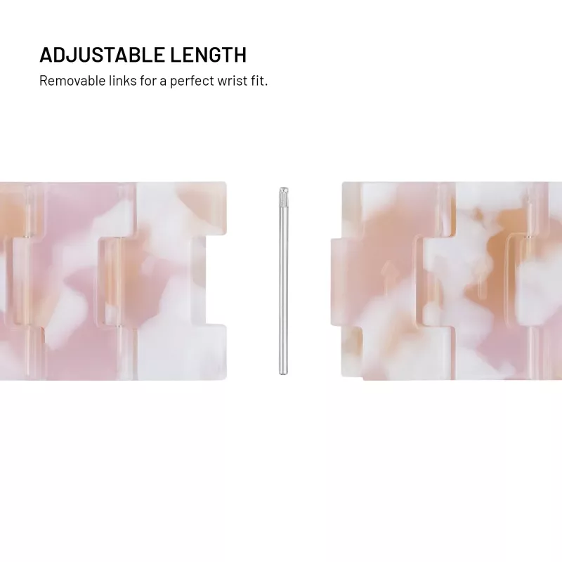 FIXED Resin Strap pro Apple Watch 38/40/41, Candy Pink