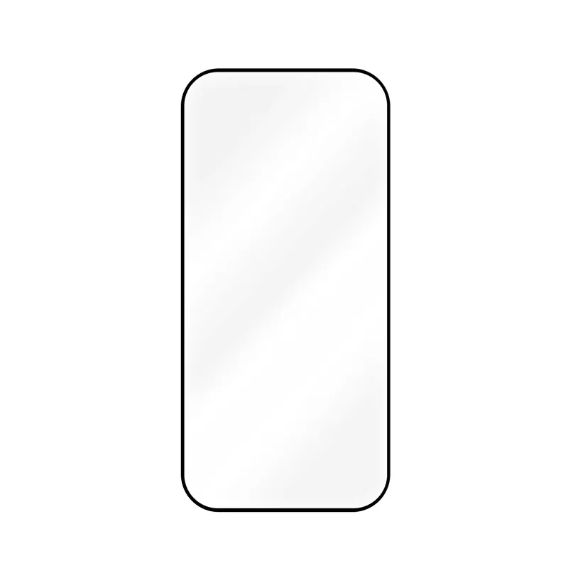 Fixed Ekraanikaitse Samsung Galaxy A37 5G jaoks - Karastatud Klaas - Must - Täiskattega 2.5D