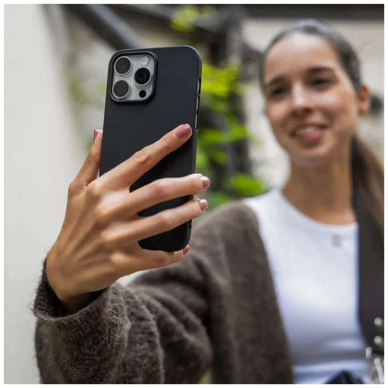 Fixed Story Tagakaas Xiaomi Redmi Note 15 Pro 4G jaoks, kummist, must