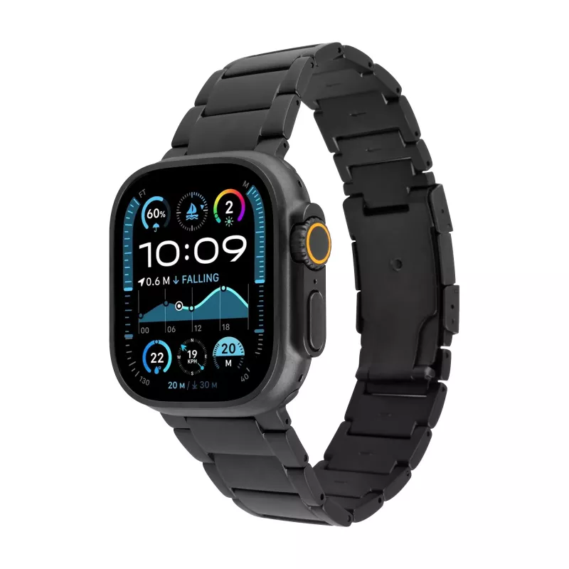 FIXED Titanium Strap pro for Apple Watch 44/45/46/49, Black