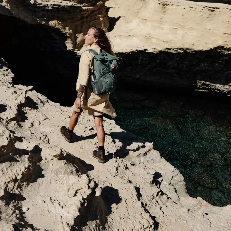 Fjällräven Abisko Hike Foldsack seljakott - Patina Green