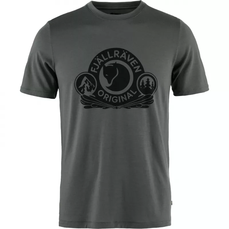 Fjällräven Abisko Wool Classic SS Men's T-Shirt Basalt