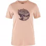Fjällräven Abisko Wool Fox SS naiste T-särk Chalk Rose-Port