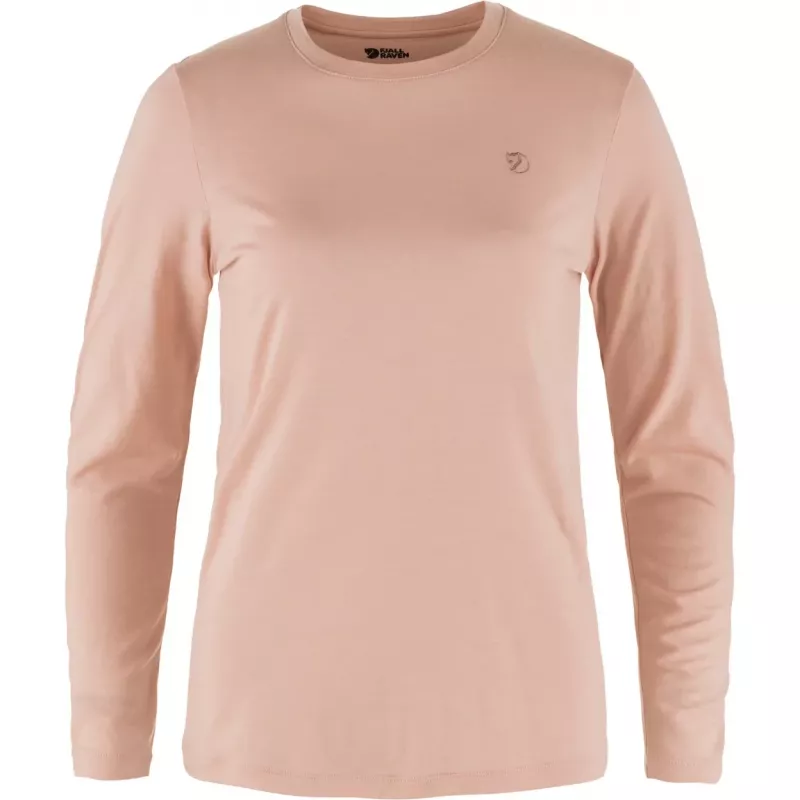 Fjällräven Abisko Wool LS naiste alussärk Chalk Rose