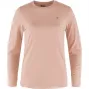 Fjällräven Abisko Wool LS naiste alussärk Chalk Rose