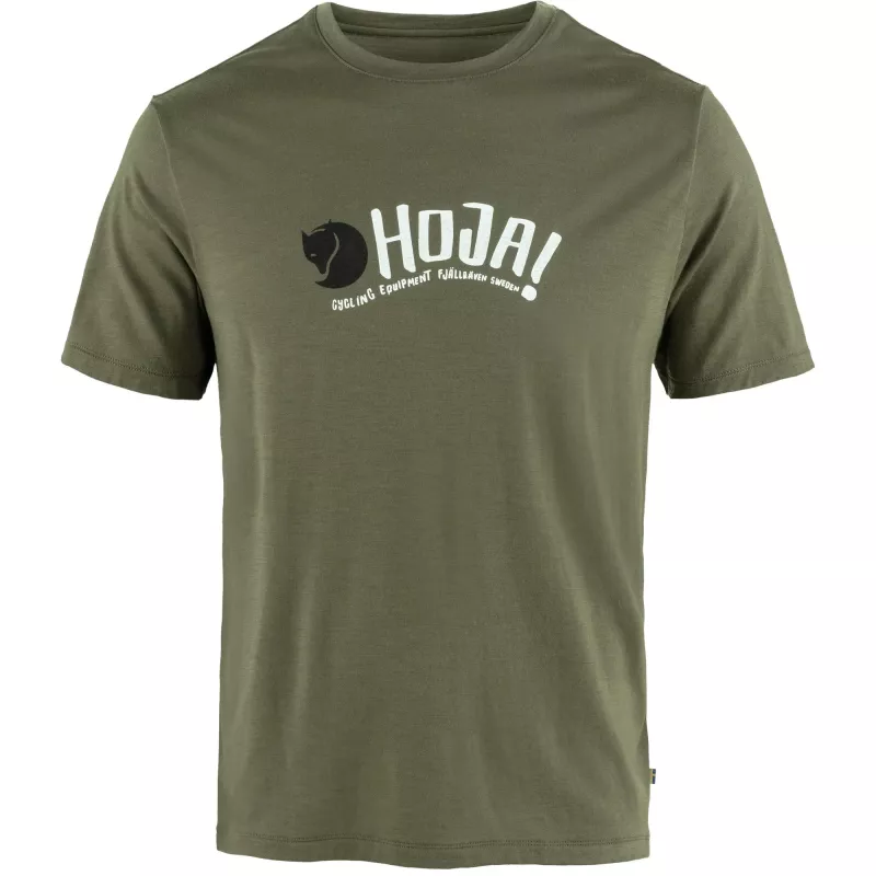 Fjällräven Hoja Wool T-Shirt Men's Laurel Green