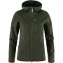 Fjällräven Keb Fleece Hoodie naiste Deep Forest