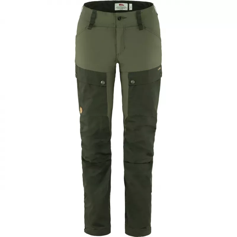 Fjällräven Keb naiste matkapüksid Deep Forest-Laurel Green