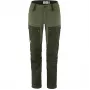 Fjällräven Keb naiste matkapüksid Deep Forest-Laurel Green