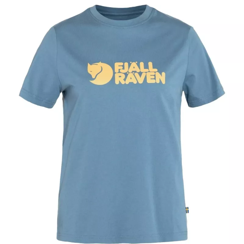 Fjällräven Logo Tee naiste Dawn Blue