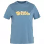 Fjällräven Logo Tee naiste Dawn Blue