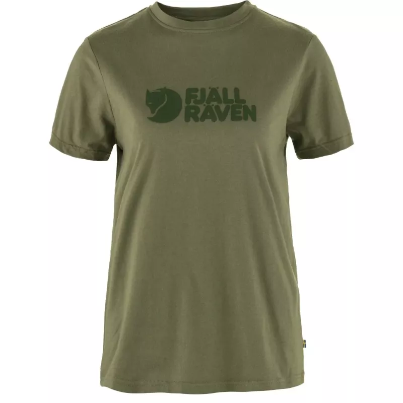 Fjällräven Logo Tee naistele roheline suurus S