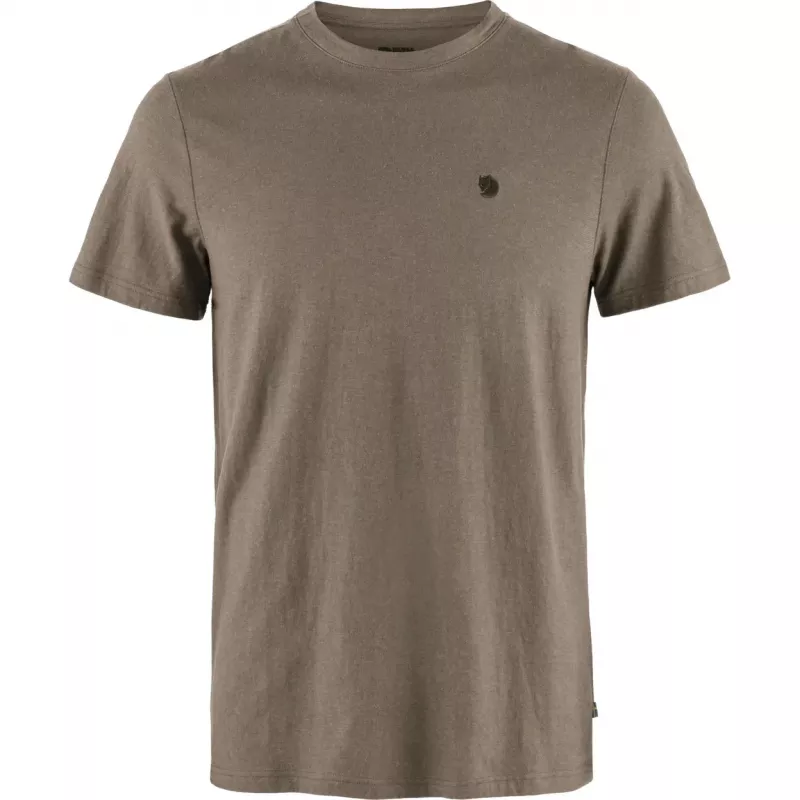 Fjällräven Men's Hemp Blend T-Shirt Suede Brown