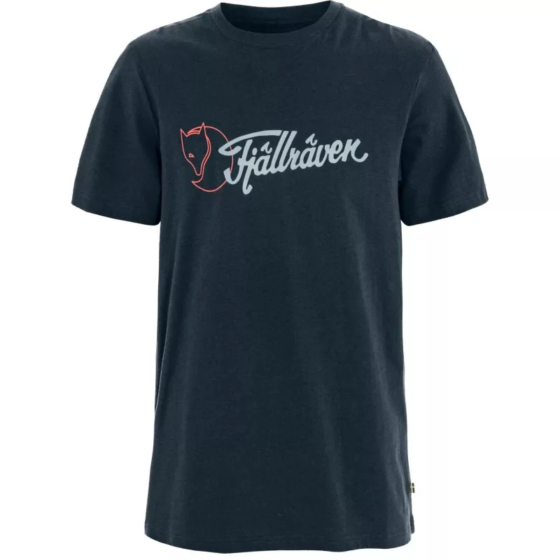 Fjällräven Meeste T-särk Archive Logo tumesinine