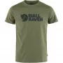 Fjällräven Meeste T-särk Laurel Green - Orgaaniline Puuvill Logo Trükiga