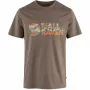 Fjällräven meeste T-särk Suede Brown suurus M