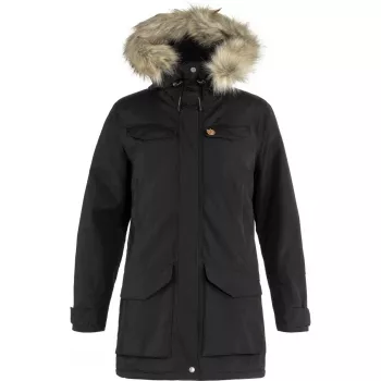 Fjällräven Nuuk Parka naistele - Must - Suurus M