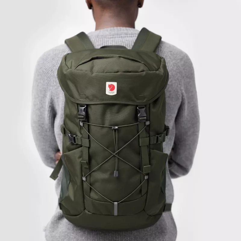 Fjällräven Skule Top 26 seljakott Green Oxford taaskasutatud polüester