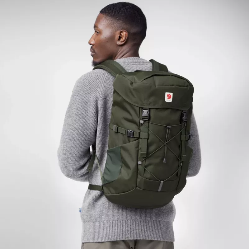 Fjällräven Skule Top 26 seljakott Green Oxford taaskasutatud polüester