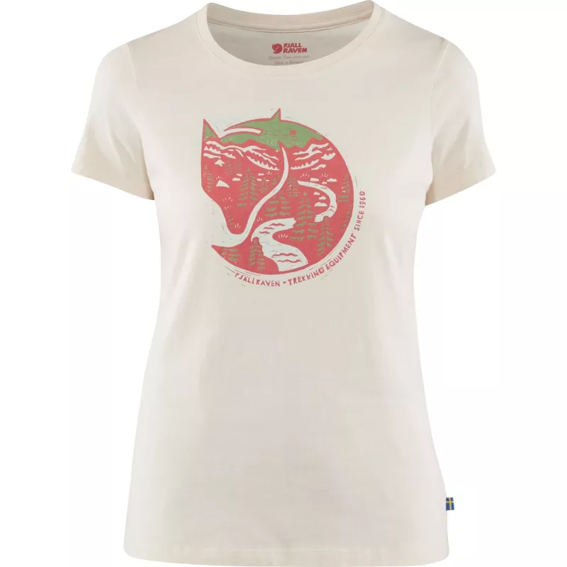 Fjällräven Women's Arctic Fox T-Shirt Chalk White S