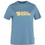 Fjällräven Women's Logo Tee T-Shirt Dawn Blue