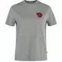Fjällräven naiste T-särk Fox Boxy Logo Tee Grey Melange