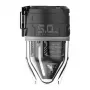 Flextail Max Pump 3 kaasaskantav õhupump (must) – 300 L/min, 500 luumenit LED, IPX4, USB-C