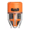 Flextail Max Pump 3 kaasaskantav pump (oranž) – USB-C laetav õhupump LED-tuliga, 3600 mAh, IPX4