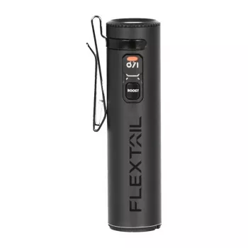 Flextail ZERO 1200 Taskulamp, 1200 luumenit, IPX7, USB-C laetav, must