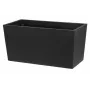 Flowerpot Thermo Patio D76 Must 76 cm Ümmargune Kaheseinaline Isolatsiooniga Väljasõuupott