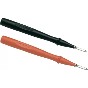 Fluke TP1-1 peenikeste otsikutega testandurite komplekt, CAT II 1000 V, 10 A, roostevabast terasest otsad, must/punane (3971265)