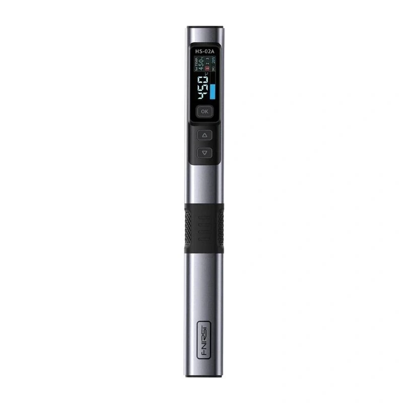 FNIRSI HS-02A 100W USB-C jootekolb OLED-ekraaniga
