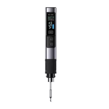 FNIRSI HS-02A 100W USB-C jootekolb OLED-ekraaniga