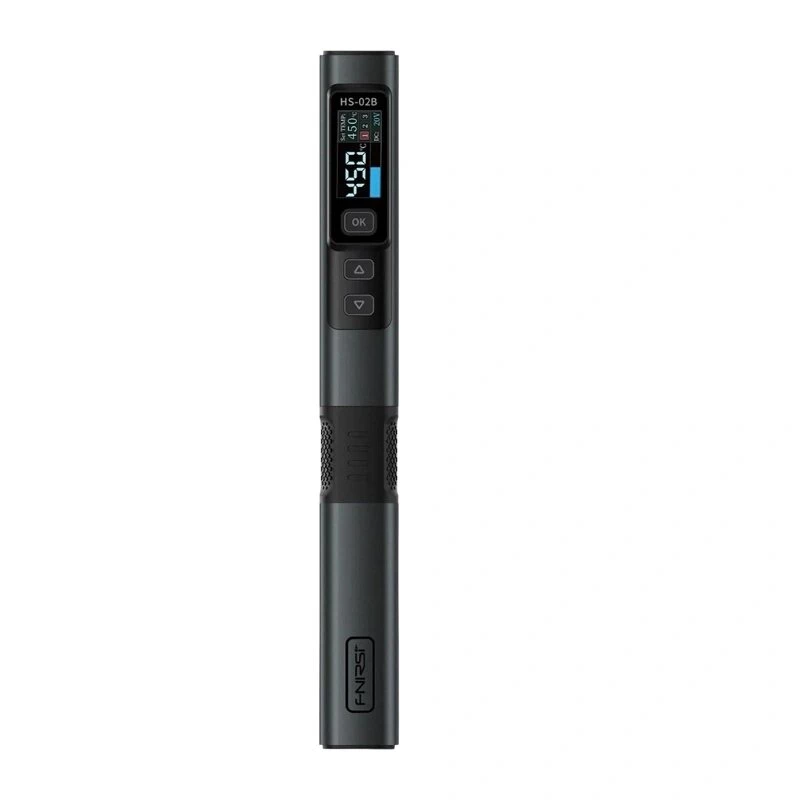 FNIRSI HS-02B Plus Tool Box 100W USB-C PD Jootekolb 0.87 inch OLED-ekraaniga, 80-420°C, 6s soojenemine, alumiiniumisulamist korpus, reguleeritav ooterežiim/väljalülitus, püsivara uuendatav