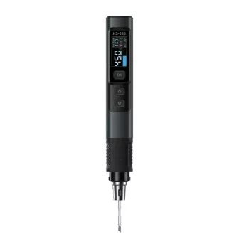 FNIRSI HS-02B Plus Tool Box 100W USB-C PD Jootekolb 0.87 inch OLED-ekraaniga, 80-420°C, 6s soojenemine, alumiiniumisulamist korpus, reguleeritav ooterežiim/väljalülitus, püsivara uuendatav