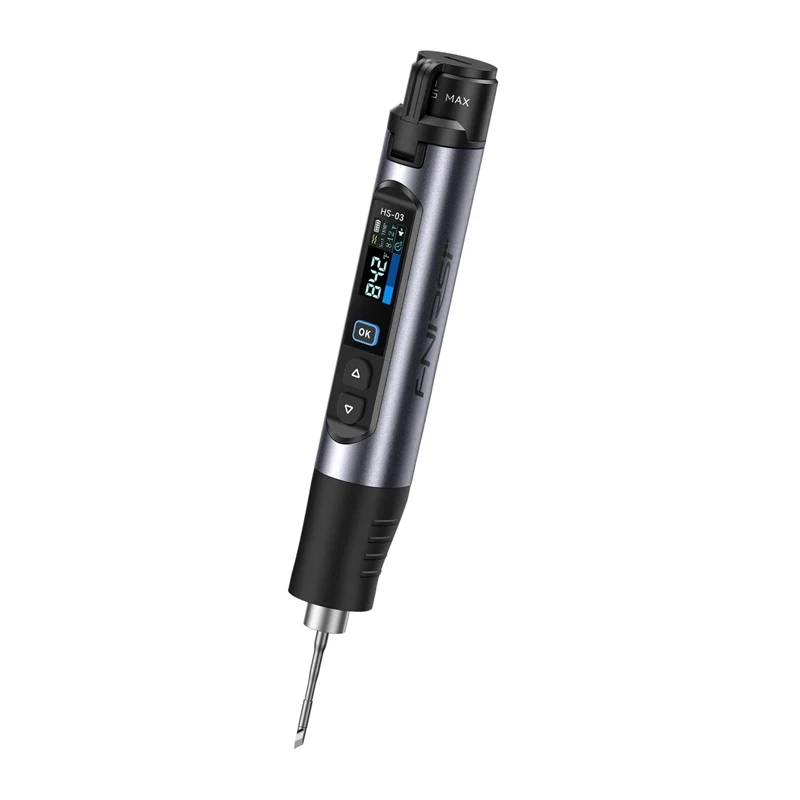 FNIRSI HS-03 Plus USB-C jootekolb 65W OLED-ekraaniga