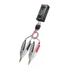 FNIRSI LCR-ST2 Plus LCR tester – 2.8 tolli TFT, 100Hz-100kHz, L/C/R/ESR/D/Q, laetav