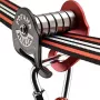 Fofana Ninja Slider lõtkuliini plokk - välistingimustes kasutatav tõmbe-trossiratas lastele, 110 kg kandevõime, must/kollane